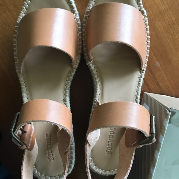 Soludos Minorca platform wedge espadrille sandals 9.5 - Picture 6 of 6